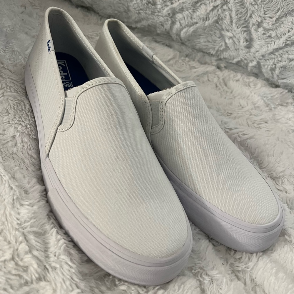 Brand new white Keds